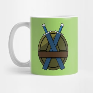 TMNT Leo Turtle Shell 80s Mug